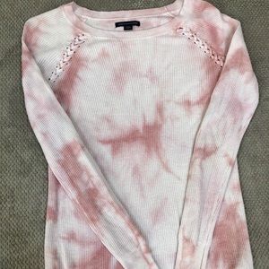 American Eagle tie dyed sweater